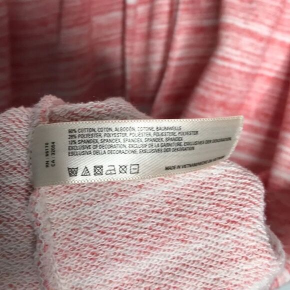 Saturday Sunday Pink Henley Dress with Tie in Front Size Extra Small - Picture 9 of 10